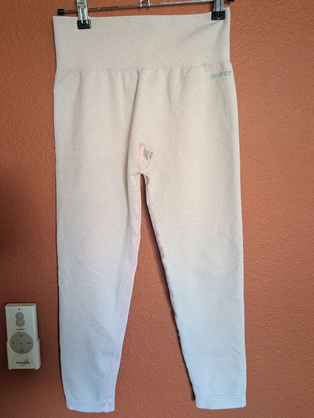 Bo+Tee Baby Pink High-Waisted Seamless Leggings - Size M